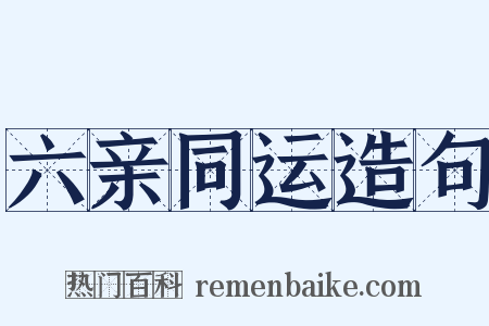 六亲同运造句是什么意思的图片